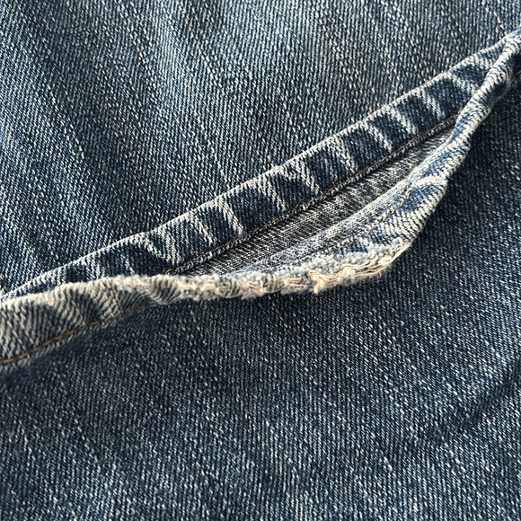 🌻4/$20 Roots Women’s Mid Rise Flared Medium Wash Jeans Size 29 L - Picture 10 of 15